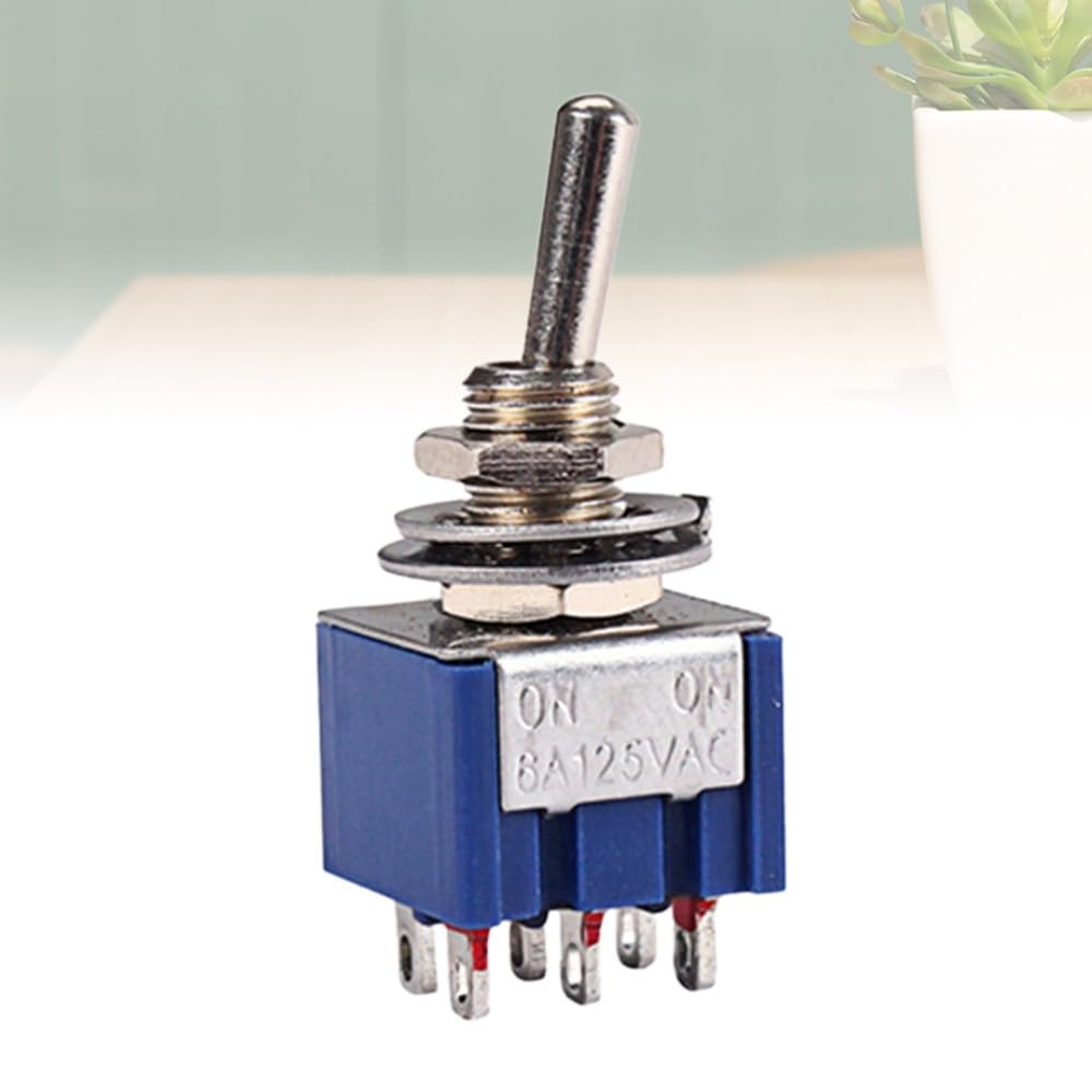 ya 23 10.7 baidi GN109A 6 Feet ON-ON SPDT 2 Position Latching Toggle 6A 125V (Blue)