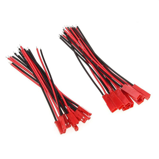ya 16 10.20 baidi 50 Pairs JST 2.54mm Pitch 2P Connector Plug Cable Male+Female 15CM