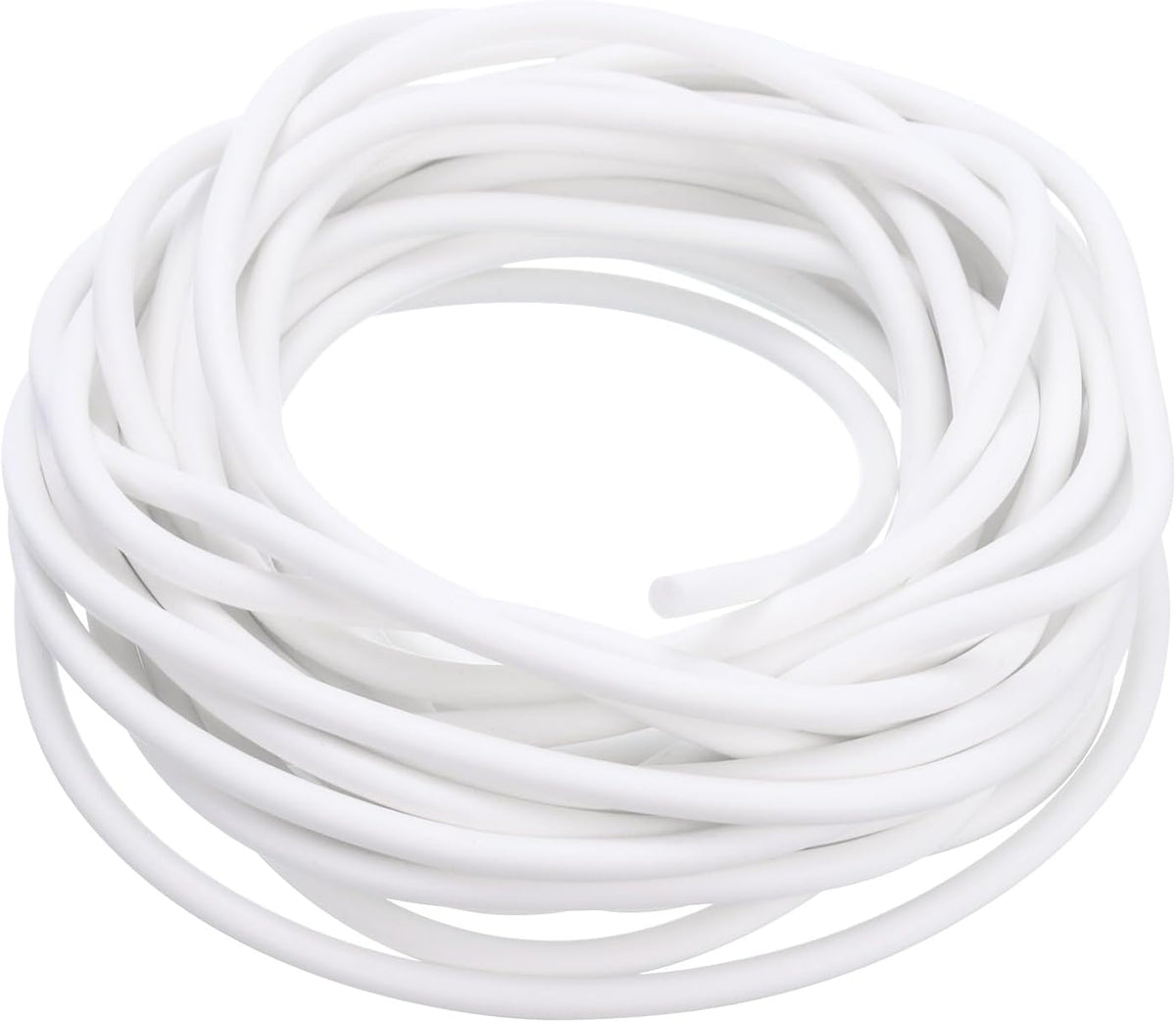 ya 26 10.21 baidi Silicone Foam Seal Strip, 32.8Ft 0.24Dia High Density Weather Stripping, White