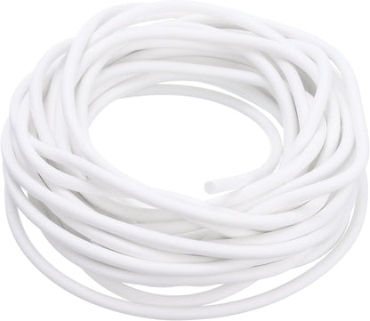 ya 26 10.21 baidi Silicone Foam Seal Strip, 32.8Ft 0.24Dia High Density Weather Stripping, White