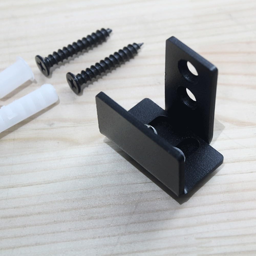 ya 26 10.21 baidi 2 PCS Wall Guide Groove Stopper Barn Sliding Door Hardware Floor Stoppers