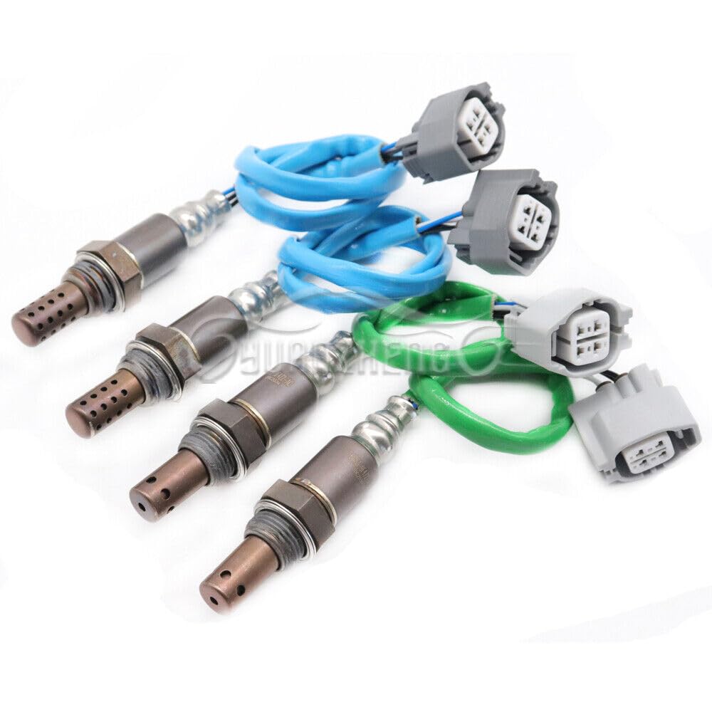 ya 2 8.15 Fit for 2005-2007 for Jaguar XJ8 XJR Vanden Plas 4PCS Up+Downstream Oxygen O2 Sensor
