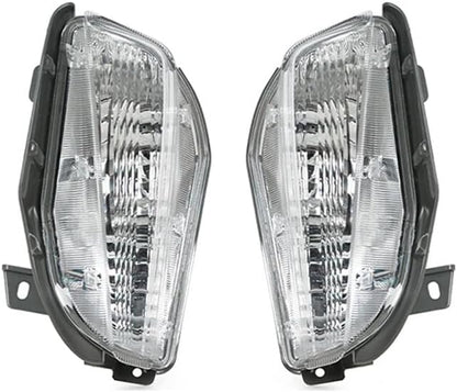 ya 11 9.14 baidiPair Front Bumper turn Signal Light Fog Light For 2012 2013 2014 for Toyota Prius V