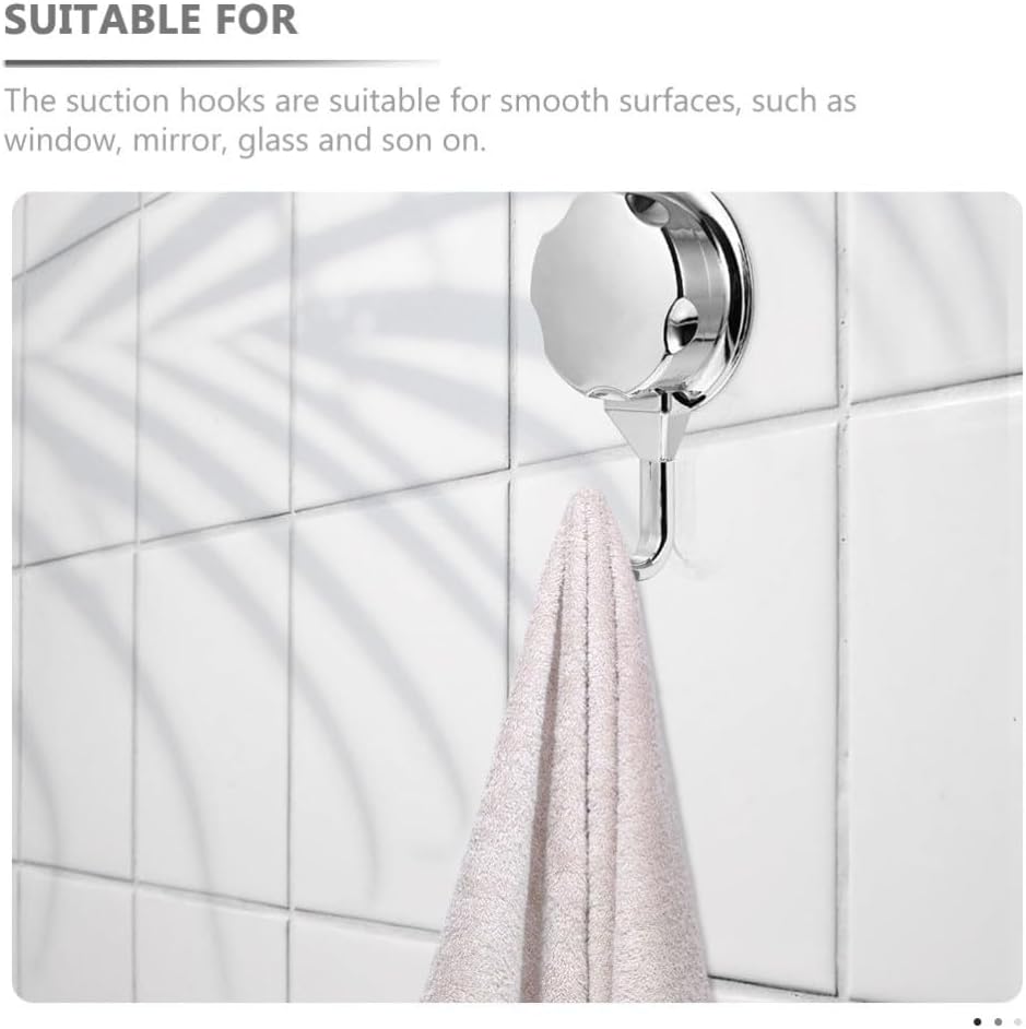 ya 26 10.21 baidi 2 Pieces Suction Cup Hook Bathroom Hanger for B Hooks Hanging