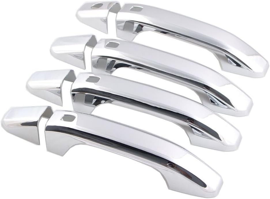 ya 5 8.10 Door Handle Covers for GMC for Sierra for Yukon for Chevy for Silverado Tahoe Suburban Chrome