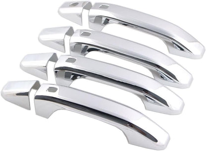 ya 5 8.10 Door Handle Covers for GMC for Sierra for Yukon for Chevy for Silverado Tahoe Suburban Chrome