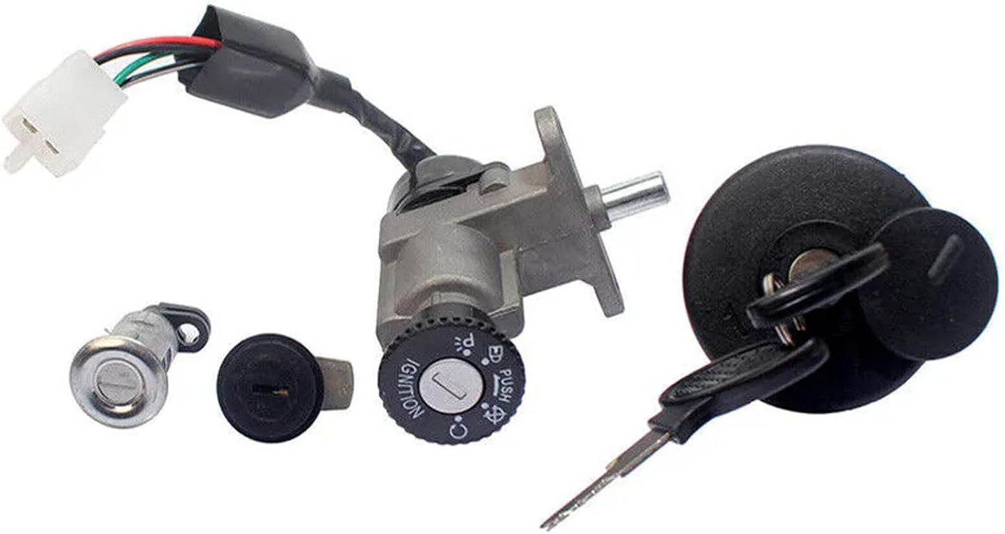 ya 6 8.24 baidi Universal modified scooter motorcycle fuel gas cap ignition switch key holder lock