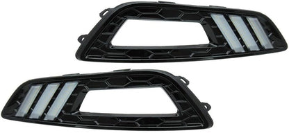 ya 2 8.15 2 LED daytime running lights DRL suitable for Ford Focus 2015-2016 white, yellow, blue