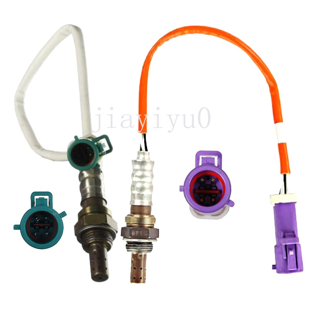 ya 4 8.8 2pcs 4-pins Oxygen Sensor Up+Down for 11-19 for Ford Fiesta 1.6L Naturally Aspirated