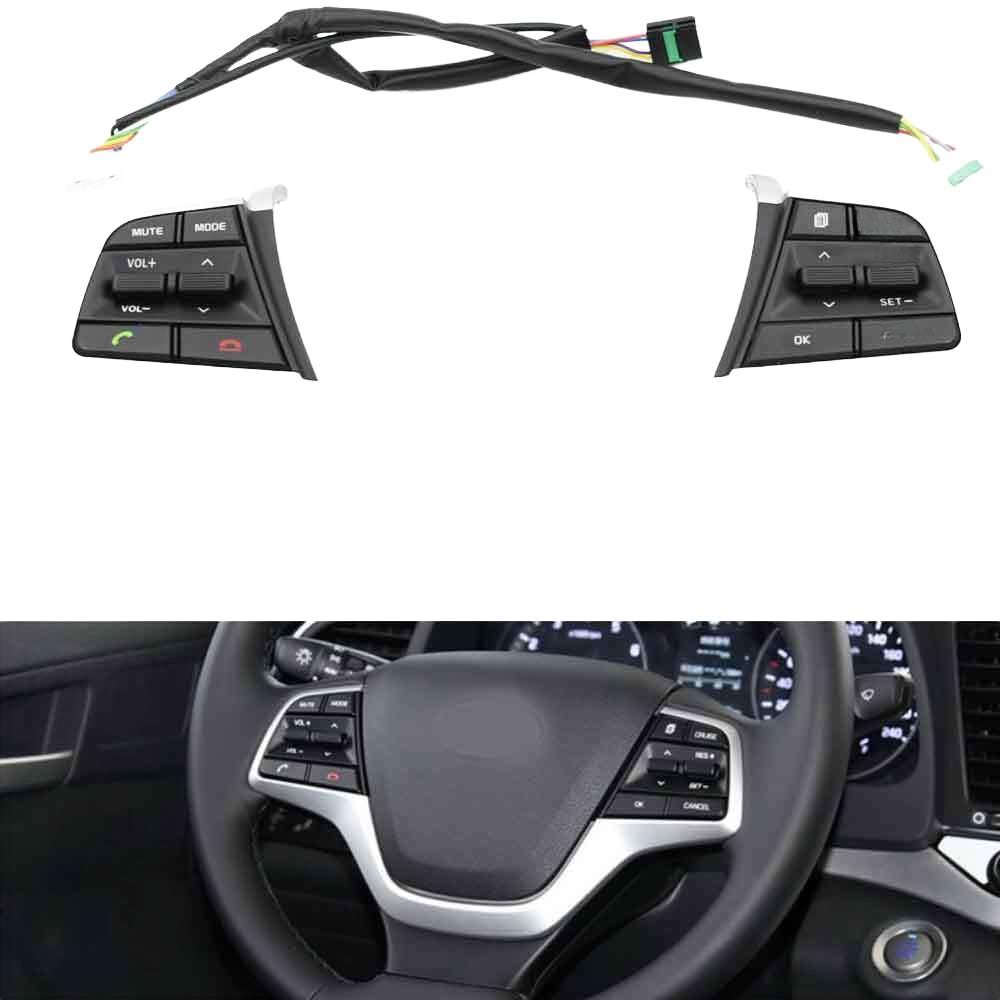 ya 9 10.24 Steering Wheel Remote Auto Cruise Control Switch for Hyundai for Elantra 96