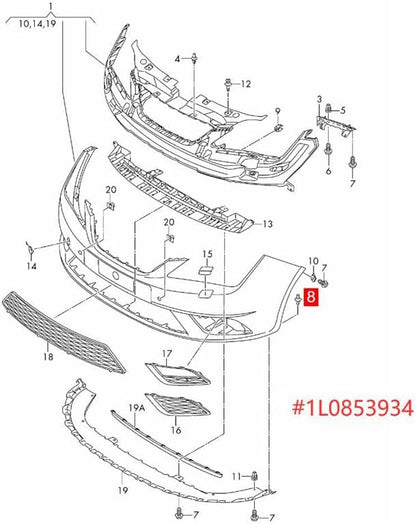 ya 7 8.24 baidi 40pcs Extended Rivet Pins Air Rail Clips for BMW and for Mercedes Fender Liner Bumper