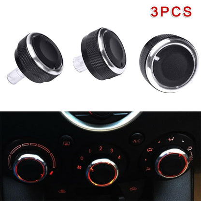 ya 23 10.7 baidi 3pcs for for Mazda 2 Demio 2007-14 Switch Knob Climate Control Buttons F for Rame A/C