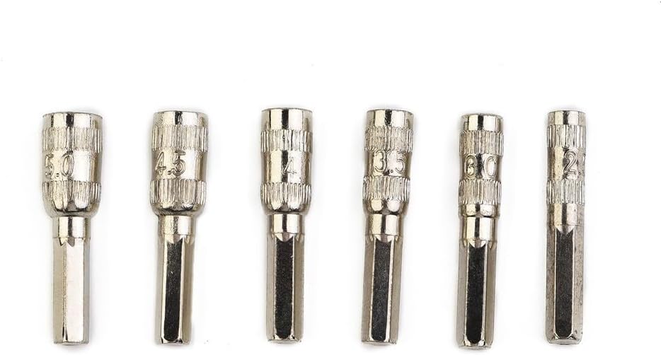 ya 14 9.20 baidi 6 In 1 6-Points Hex Shank Socket 2.5/3/3.5/4/4.5/5mm H4 Nut Driver Hand Tool New-1