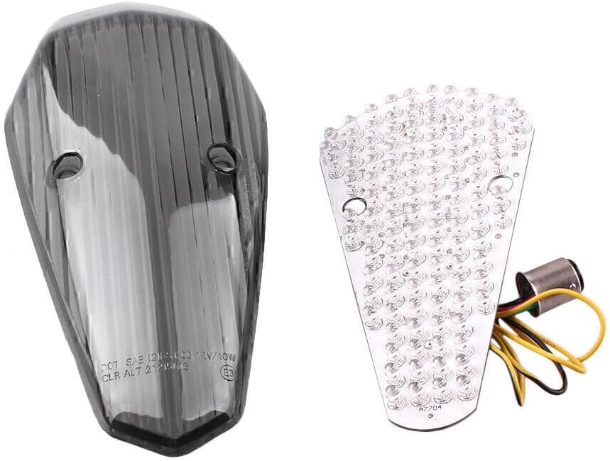 ya 5 8.24 baidi LED Tail Lamp Taillight Running Light Smoke for Honda SHADOW AERO 750 2004-07