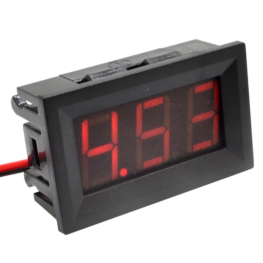 ya 16 10.20 baidi 10pcs Red 0.56 DC 4.5-30V 2 Wire Digital Led Display Voltmeter Voltage Tester