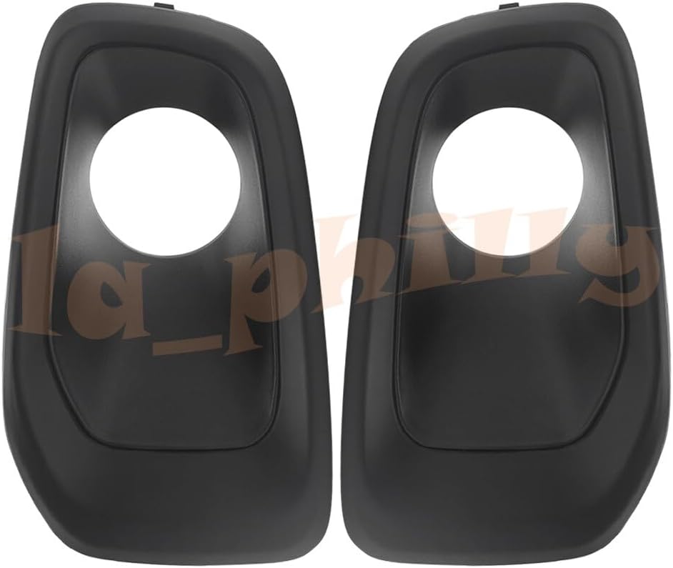 ya 9 10.24 For 2015 2016 2017 2018 for Jeep Renegade RH&LH Bumper Fog Lamp Bezel Matte Black