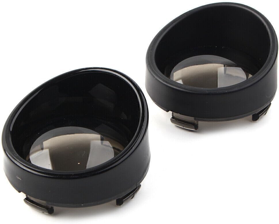 ya 4 8.8.2 Turn Signal Light Lens Cover Smoke Bezels Visor for Harley-Davidson Softail cl