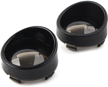 ya 4 8.8.2 Turn Signal Light Lens Cover Smoke Bezels Visor for Harley-Davidson Softail cl