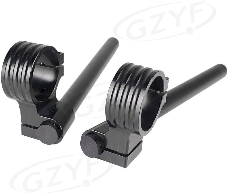 ya 6 8.14 2x 46mm LCNC Fork Clip-ons Handle Grip Handlebar Universal Motorcycle 3 Colors