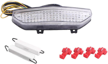 ya 10 9.16 zhengce LED Tail Light +Brake Fit for Kawasaki Concours 14 2008-2010& ZX-6R 2007-08