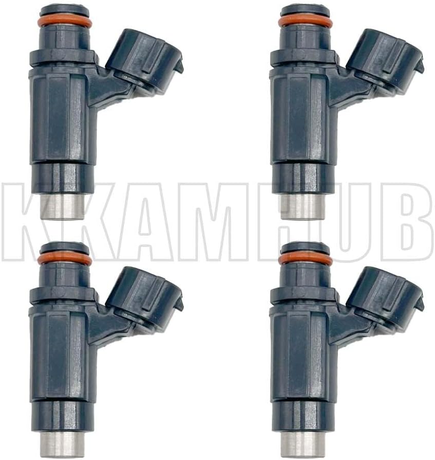 ya 2 8.15 4-Pack Fuel Injector 490330013 for Kawasaki Motorcycle 2008 Z750-ZR750L8F