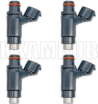 ya 2 8.15 4-Pack Fuel Injector 490330013 for Kawasaki Motorcycle 2008 Z750-ZR750L8F