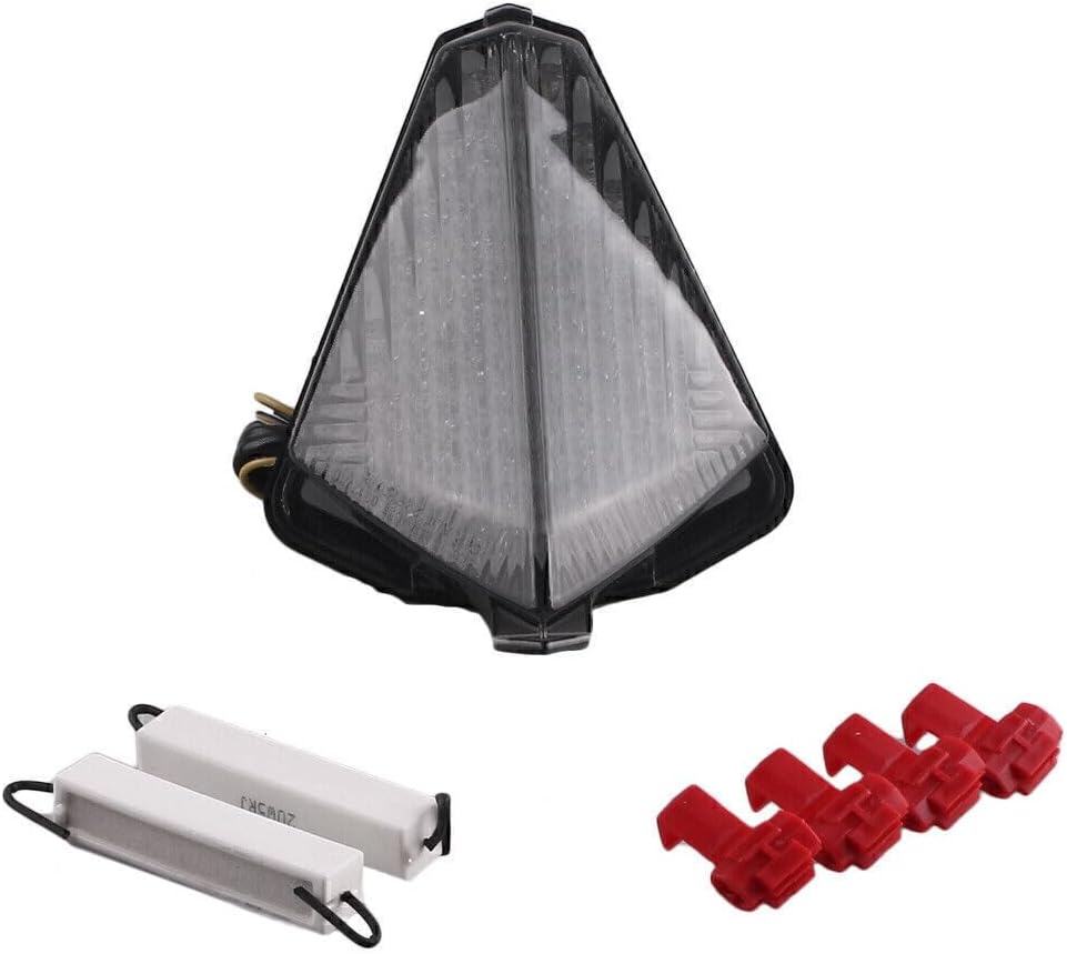 ya 10 9.16 zhengce for Yamaha YZF R1 2007-2008 Smoke Motorcycle LED Tail Light Rear Brake Stop