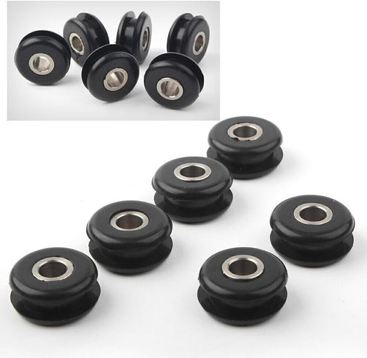 ya 4 8.10 6pcs Gas Fuel Tank Mounts For Harley Softail FXWG Gas Tank Mount Rubber Grommet