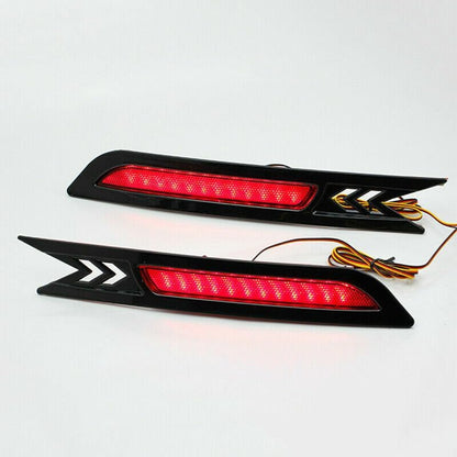 ya 4 8.10 for Honda CRV for CR-V 2010 2011 Rear Bumper LED Reflector Brake Fog Light Lamp 2Pcs
