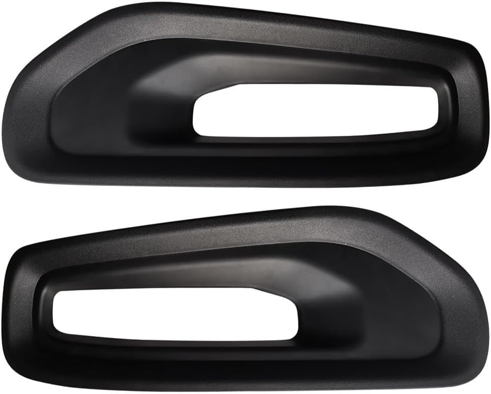 ya 9 10.24 2Pcs Fog Light Bezel Cover Left & Right for 2019-2021 for Ram 1500 Replacement Black