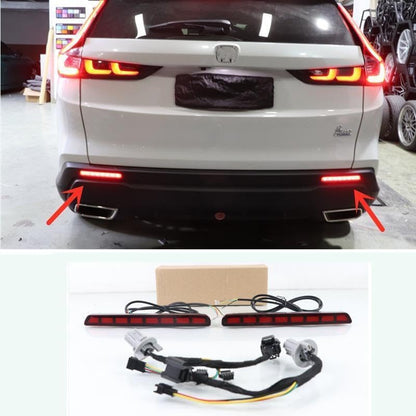 ya 4 8.24 baidi Suitable for Honda CR-V CRV 2023 2024 2025 LED rear fog light tail bumper light set 