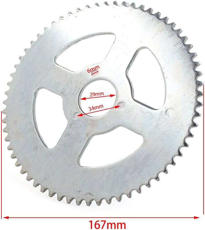 ya 4 8.8.2 T8F 64T 29mm Rear Chain Sprocket Fit 47cc 49cc for Mini Moto ATV Quad Pocket Bike