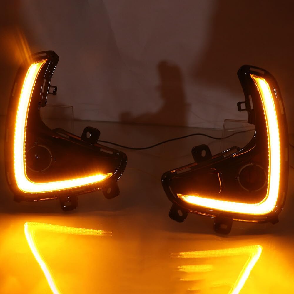 ya 13 9.15 baidi 2-Color Daytime Running/Fog Lights For for Toyota Yaris Hatchback GR Sport 2020-2024