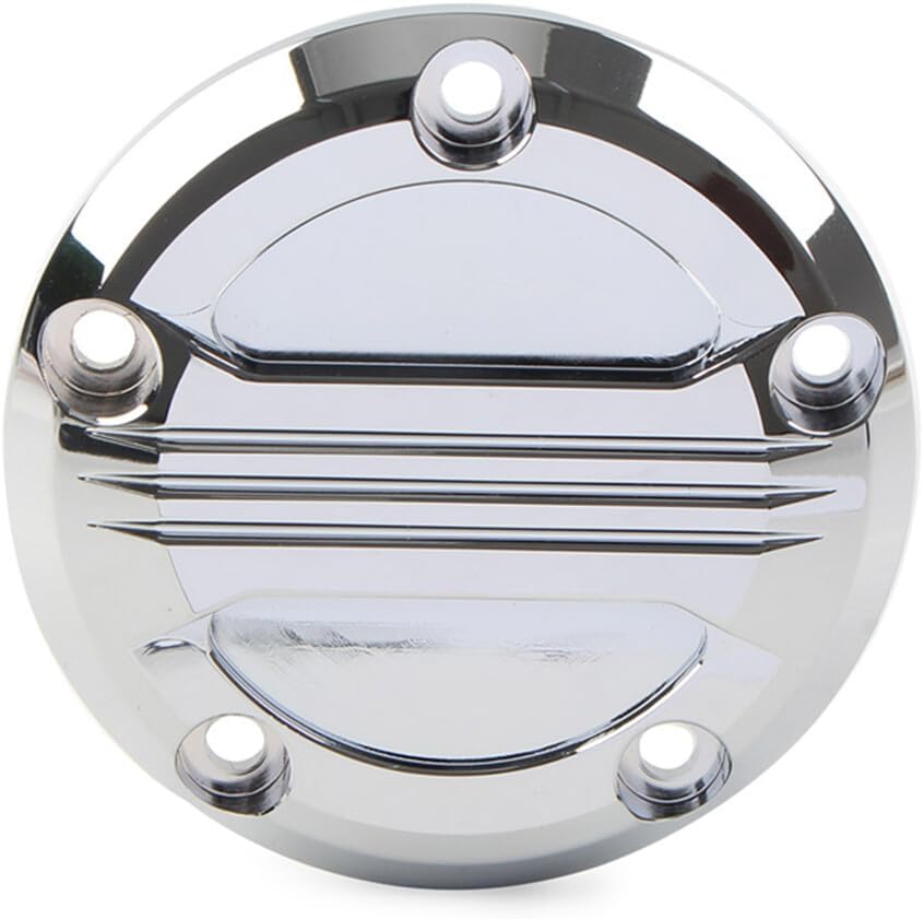 ya 4 8.14 Timing Point Cover 5Holes Fit for Harley Twin Cam 99-17 Touring Electra Glide Chrome