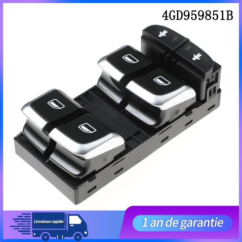 ya 4 8.8 COM for Man DE DE Leve VITRE Avant Gauche Pour for Audi A6 A7 Q3 2010-2018 = 4G0959851
