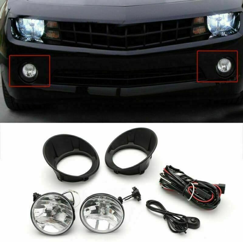 ya 10 9.16 zhengce New Front Bumper Fog Lights Lamps + Harness + Bulbs Fit For 2010-13 for Che