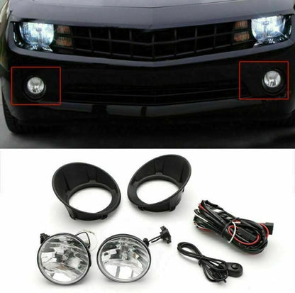 ya 10 9.16 zhengce New Front Bumper Fog Lights Lamps + Harness + Bulbs Fit For 2010-13 for Che