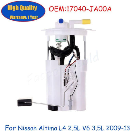 ya 5 8.10 2007-2012 Fuel Pump for Nissan Altima L4 2.5L V6 3.5L 2009-13 Altima V6 3.5L