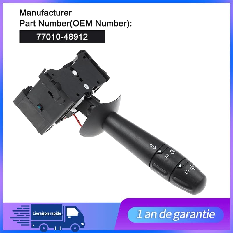 ya 4 8.8 Commodo de Phare prevu pour Espace 4 Laguna 2 Trafic avec antibrouillard arriere
