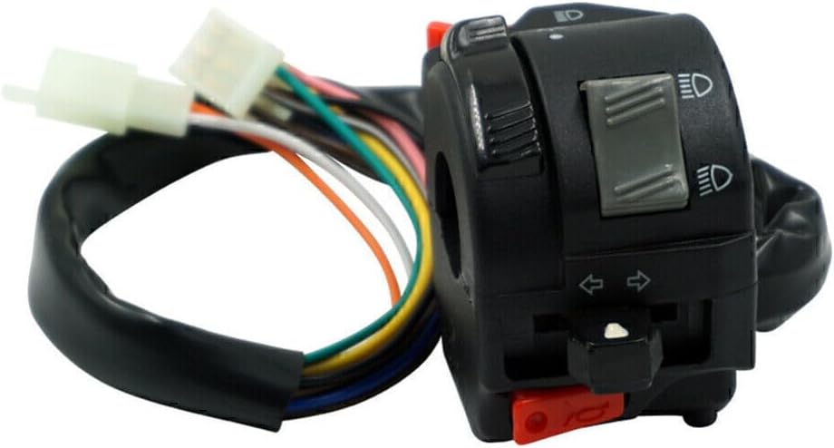 ya 4 8.14 7/8 22MM Motor Handlebar Horn Button Turn Signal Fog Light Controller Switch