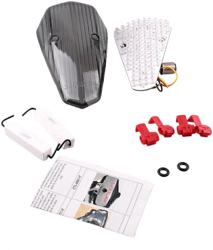 ya 5 8.24 baidi LED Tail Lamp Taillight Running Light Smoke for Honda SHADOW AERO 750 2004-07