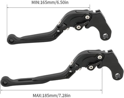 ya 4 8.24 baidi Adjustable Folding Extendable Clutch Brake Lever for Honda CMX1100 Rebel/Touring