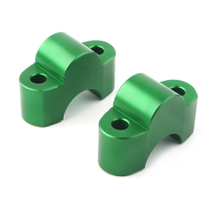 ya 4 8.8.2 Handlebar Bar Risers Mount Bracket Clamp for Kawasaki Z900RS 2018 2019-20 Green