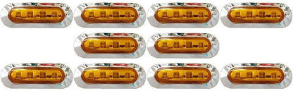 ya 14 9.20 zhengce 10 pieces of amber SMD 4 LED truck side marker lights, gap lights, trailer-1