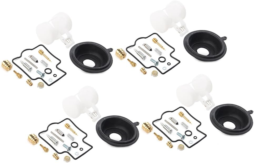 ya 2 8.15 4 Sets Carburetor Carb Repair Rebuild Kit for Kawasaki ZZR400 ZX400 1990-2006