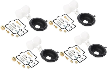 ya 2 8.15 4 Sets Carburetor Carb Repair Rebuild Kit for Kawasaki ZZR400 ZX400 1990-2006