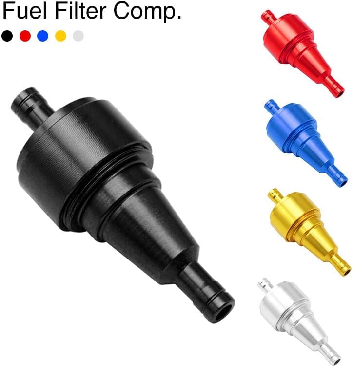 ya 4 8.8.2 Motorcycle gasoline filter 6mm CNC aluminum alloy filter modified filter element 