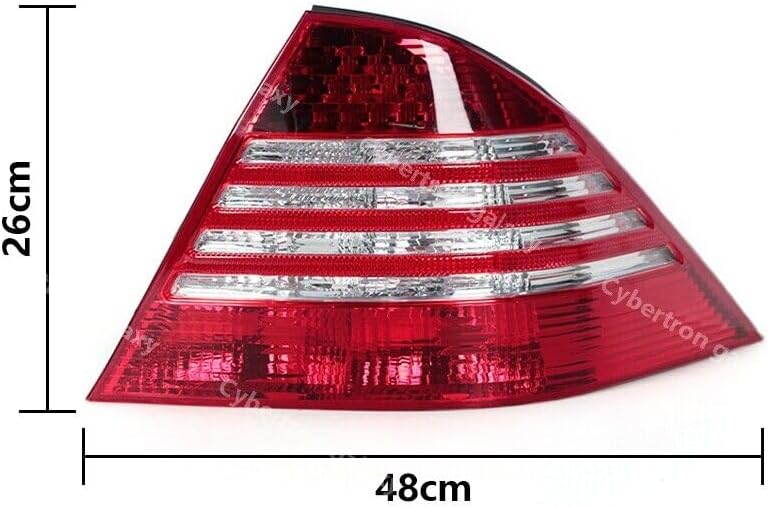 ya 2 8.15 Tail lights and rear brake lights are suitable for the left side of for Mercedes-Benz W220 S280 S300 2002-2005
