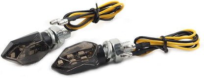 ya 4 8.10 Smoke for Mini 12V LED Turn Signals Blinker Light Indicator Amber Lamp