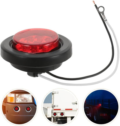 ya 13 9.15 baidi 2 Pcs Tail Light Logo Lamp Trailer Taillight Car Brake Rear Lights